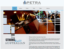 Tablet Screenshot of petraconstruction.com.au